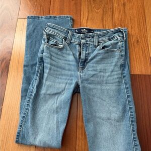 Hollister Blue Straight Leg Jeans Classic Denim